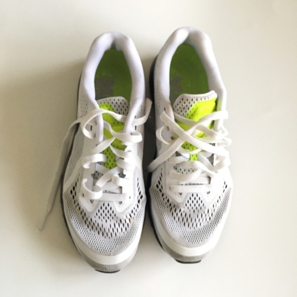 Nike Shoes - Nike Air Max 2014 Womens Running Shoes White Black